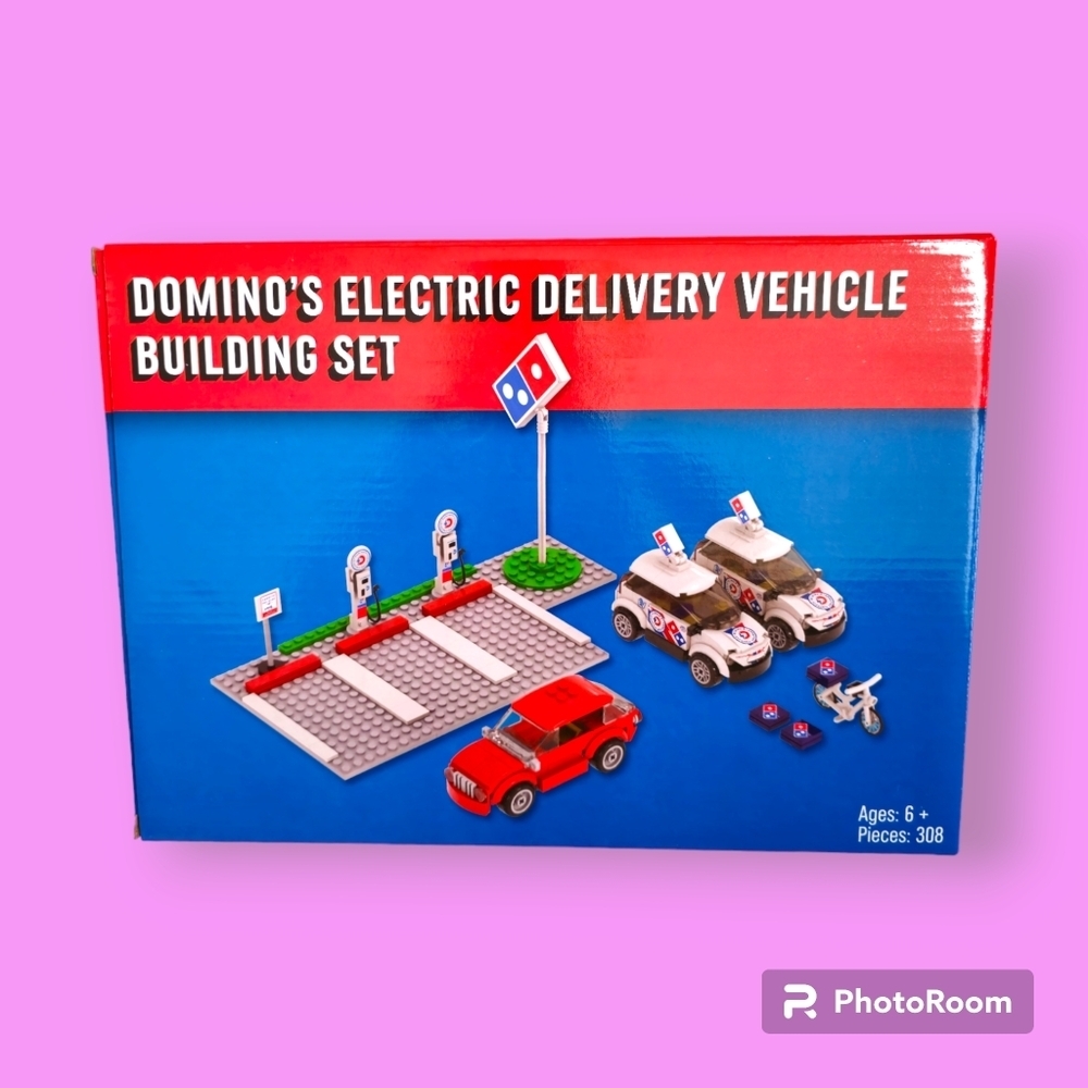 Lego Domino's Electric Delivery Vehicle Building Set